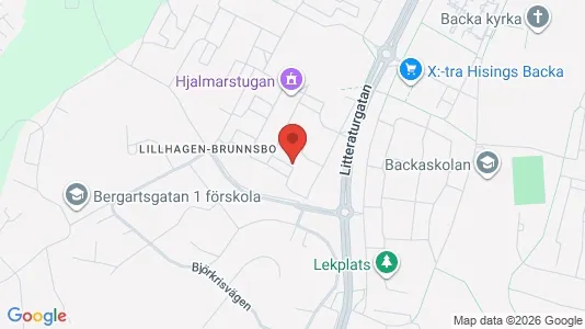 Lägenheter att hyra i Norra hisingen - kort over placeringen