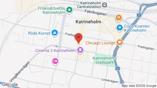 Lägenheter att hyra i Katrineholm - kort over placeringen