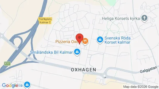 Lägenheter att hyra i Kalmar - kort over placeringen