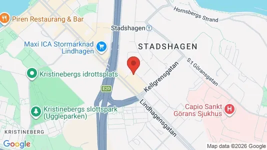 Lägenheter att hyra i Kungsholmen - kort over placeringen