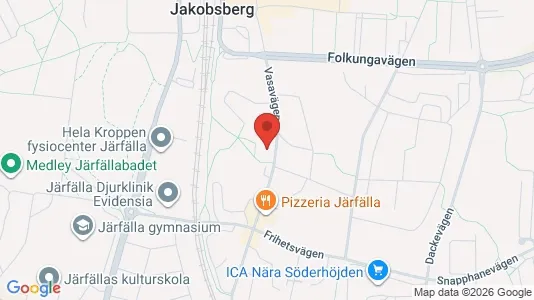 Lägenheter att hyra i Järfälla - kort over placeringen