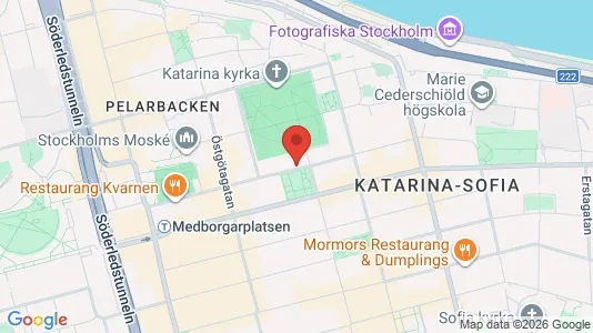 Lägenheter att hyra i Södermalm - kort over placeringen