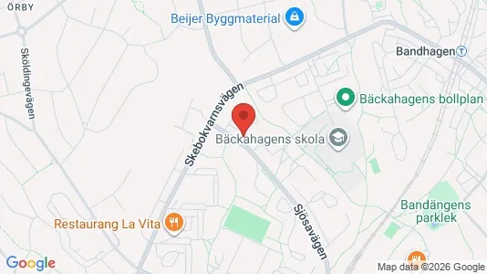 Lägenheter att hyra i Söderort - kort over placeringen