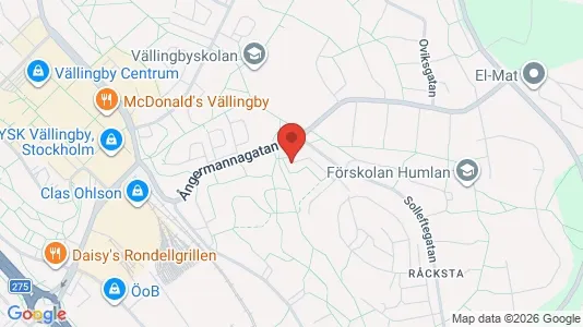 Lägenheter att hyra i Västerort - kort over placeringen