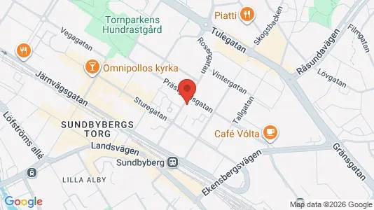 Lägenheter att hyra i Sundbyberg - kort over placeringen