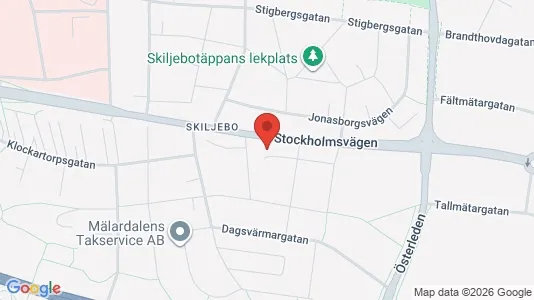 Lägenheter att hyra i Västerås - kort over placeringen