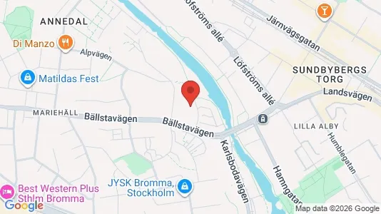 Lägenheter att hyra i Västerort - kort over placeringen
