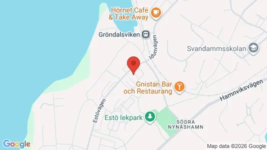 Lägenheter att hyra i Nynäshamn - kort over placeringen