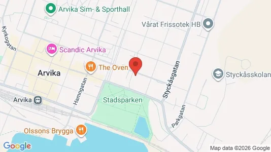 Lägenheter till salu i Arvika - kort over placeringen