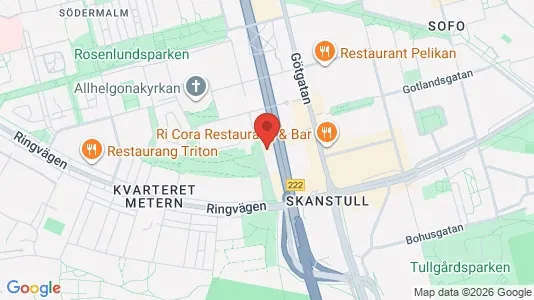 Lägenheter till salu i Södermalm - kort over placeringen