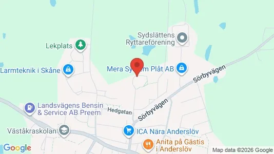 Lägenheter att hyra i Trelleborg - kort over placeringen