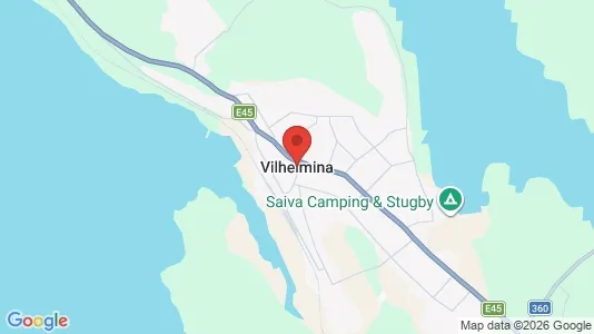Lägenheter till salu i Vilhelmina - kort over placeringen