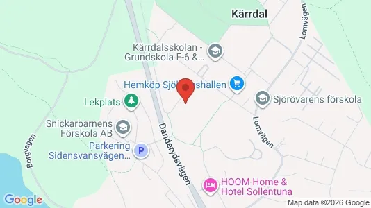 Lägenheter till salu i Sollentuna - kort over placeringen