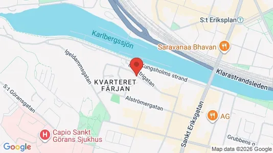 Lägenheter till salu i Kungsholmen - kort over placeringen