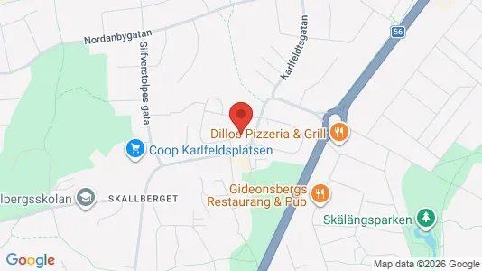 Lägenheter att hyra i Västerås - kort over placeringen