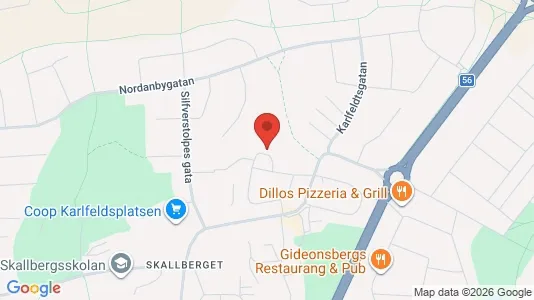 Lägenheter att hyra i Västerås - kort over placeringen