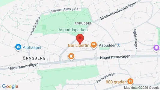 Lägenheter till salu i Söderort - kort over placeringen