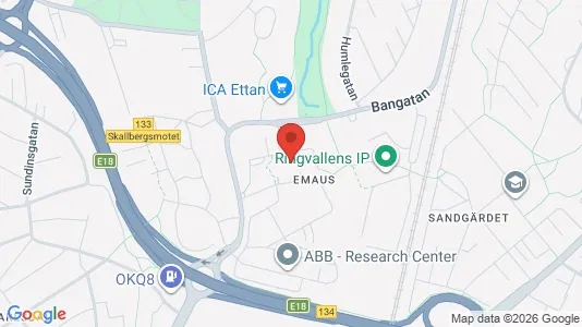 Bostadsrätter till salu i Västerås - kort over placeringen