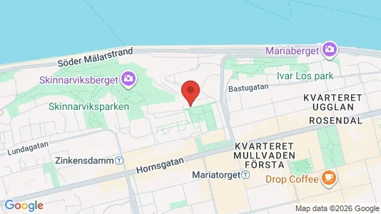 Bostadsrätter till salu i Södermalm - kort over placeringen