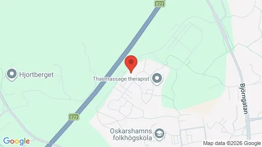 Bostadsrätter till salu i Oskarshamn - kort over placeringen
