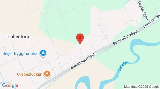 Bostadsrätter till salu i Lerum - kort over placeringen