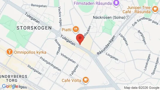 Lägenheter till salu i Sundbyberg - kort over placeringen