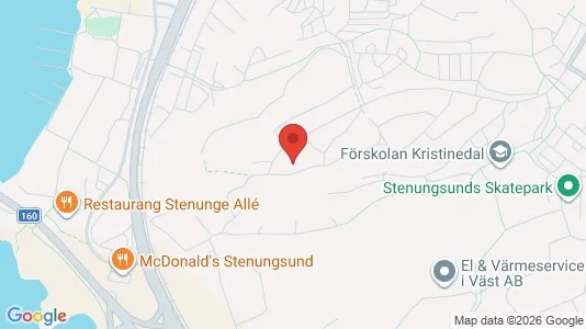 Bostadsrätter till salu i Stenungsund - kort over placeringen