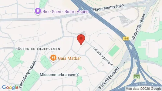 Lägenheter till salu i Söderort - kort over placeringen