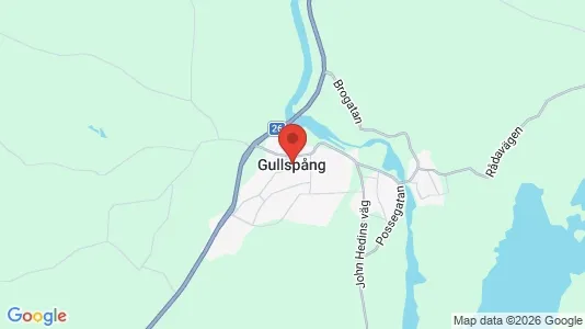 Fritidshus till salu i Gullspång - kort over placeringen