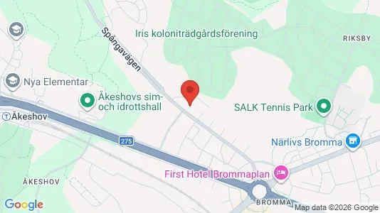 Lägenheter till salu i Västerort - kort over placeringen