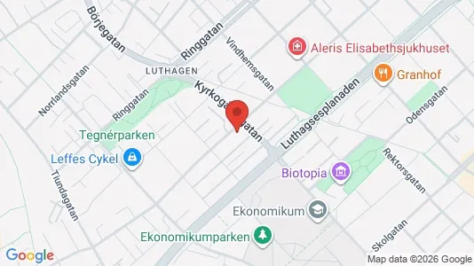 Lägenheter till salu i Uppsala - kort over placeringen