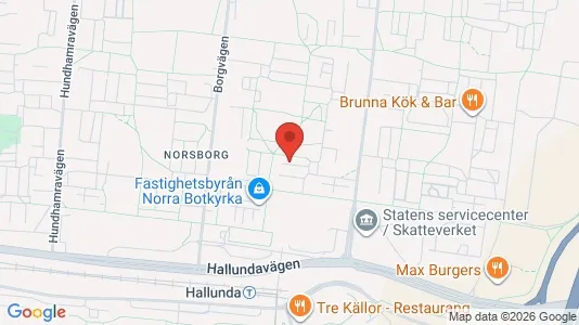 Bostadsrätter till salu i Botkyrka - kort over placeringen