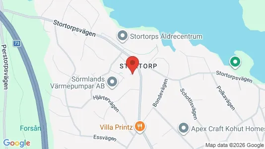 Bostadsrätter till salu i Huddinge - kort over placeringen