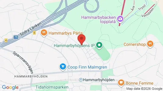 Lägenheter till salu i Söderort - kort over placeringen