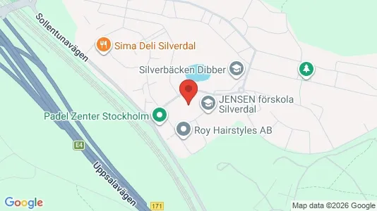 Bostadsrätter till salu i Sollentuna - kort over placeringen