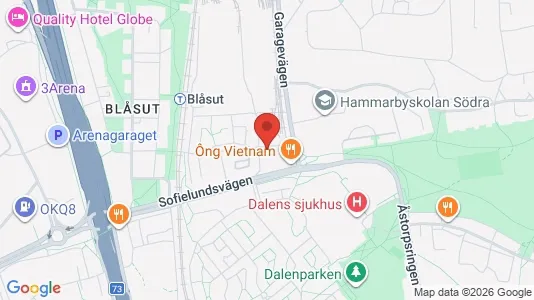 Bostadsrätter till salu i Söderort - kort over placeringen