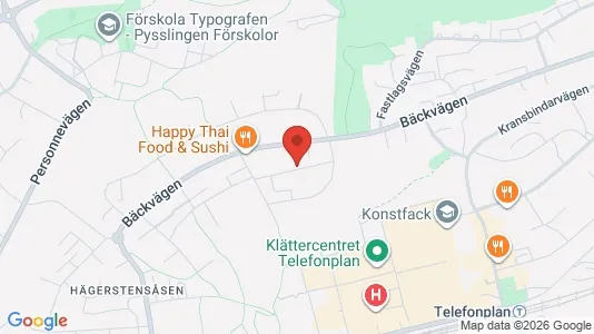 Bostadsrätter till salu i Söderort - kort over placeringen