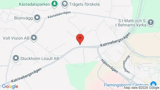Bostadsrätter till salu i Huddinge - kort over placeringen