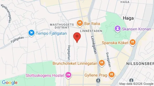 Bostadsrätter till salu i Göteborg Centrum - kort over placeringen