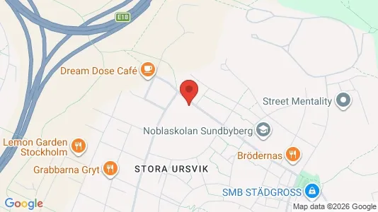 Bostadsrätter till salu i Sundbyberg - kort over placeringen