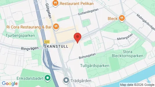 Bostadsrätter till salu i Södermalm - kort over placeringen