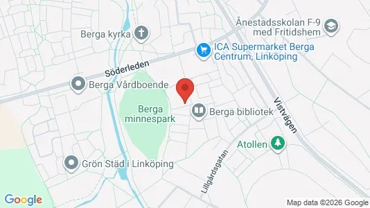 Bostadsrätter till salu i Linköping - kort over placeringen
