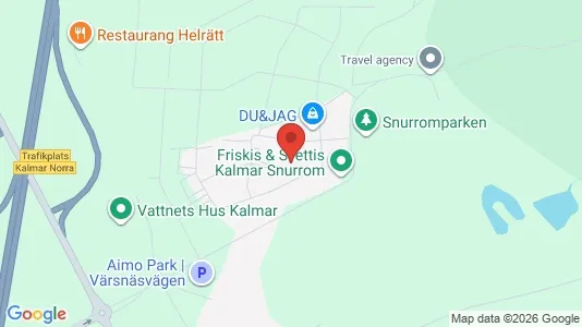 Lägenheter att hyra i Kalmar - kort over placeringen