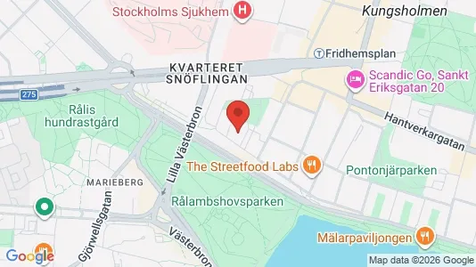 Lägenheter till salu i Kungsholmen - kort over placeringen