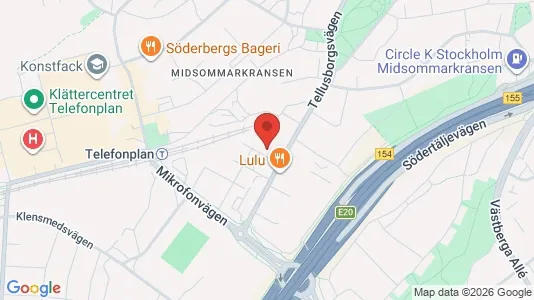 Lägenheter till salu i Söderort - kort over placeringen