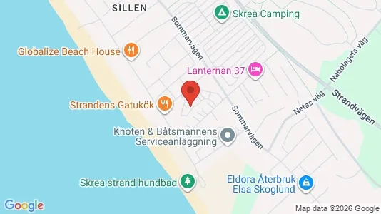 Lägenheter till salu i Falkenberg - kort over placeringen