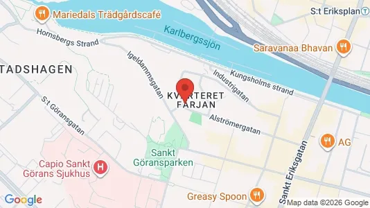 Bostadsrätter till salu i Kungsholmen - kort over placeringen