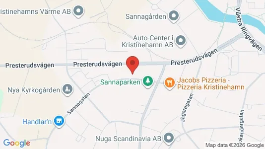 Bostadsrätter till salu i Kristinehamn - kort over placeringen