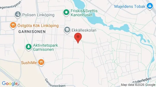 Bostadsrätter till salu i Linköping - kort over placeringen