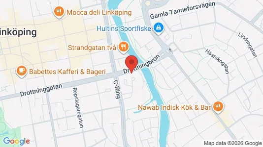 Bostadsrätter till salu i Linköping - kort over placeringen